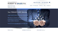 Desktop Screenshot of bauerlegal.com